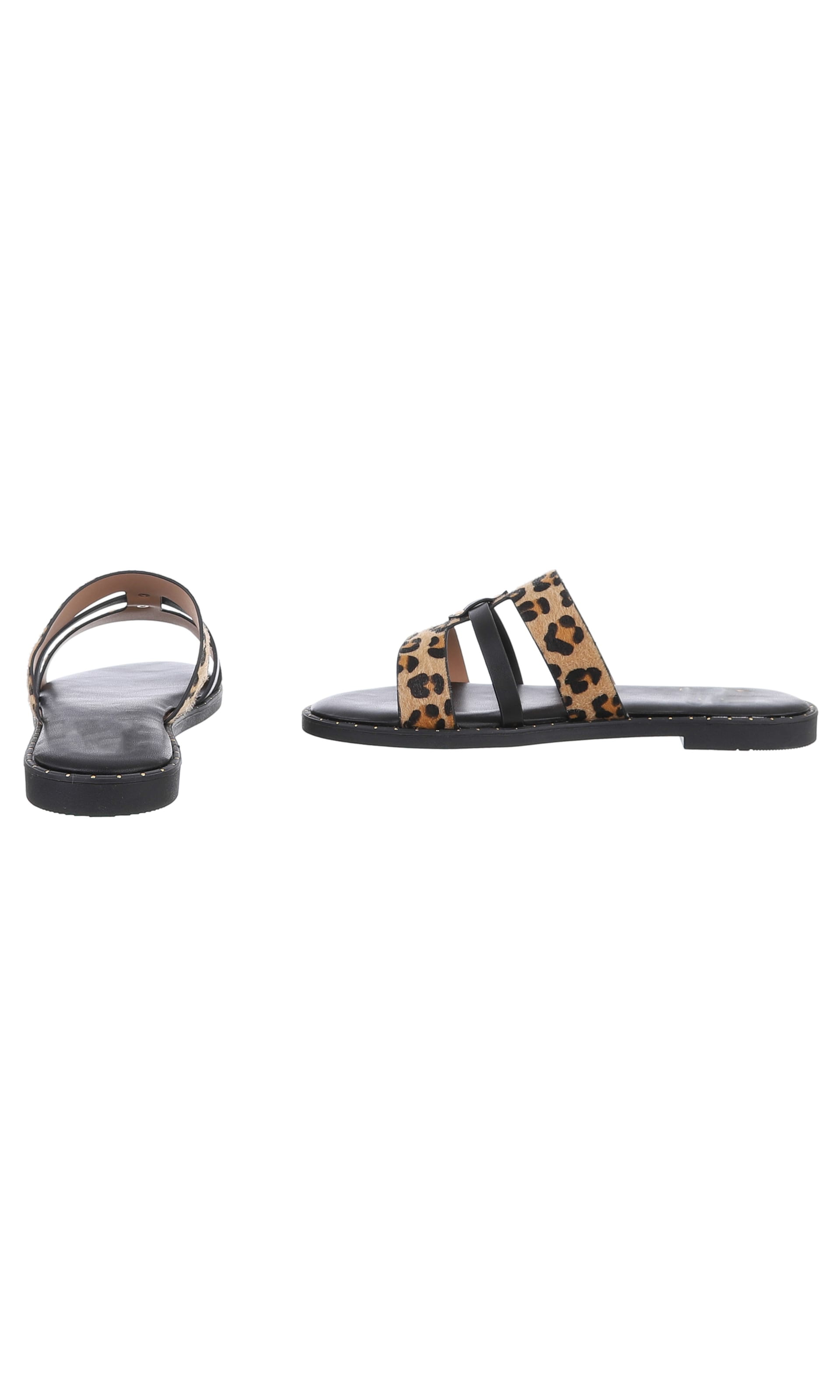 Ital-Design Pantolette in Braun