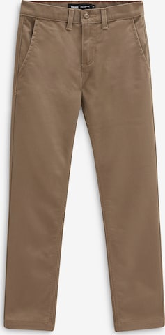 VANS Regular Pants in Brown: front