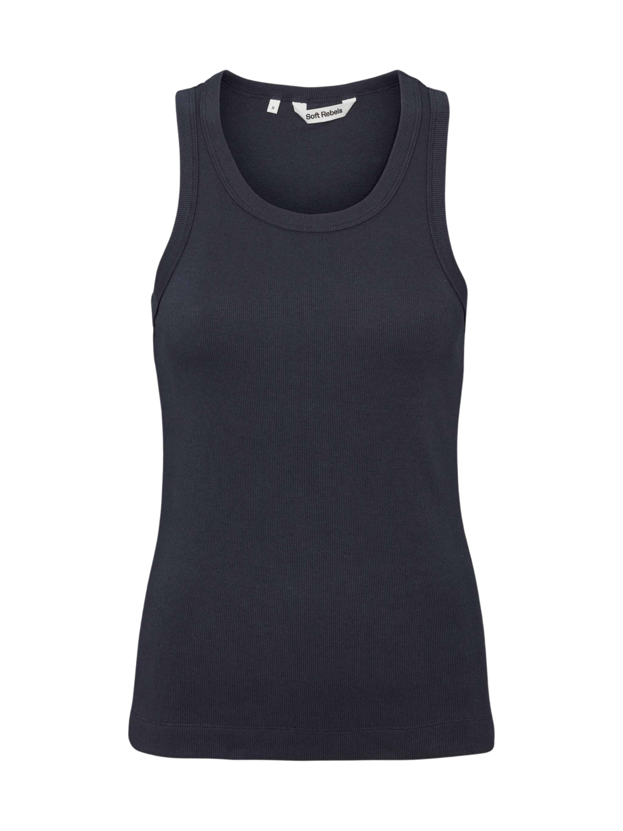 Soft Rebels Top in Black: front