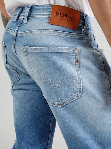 Regular Jeans 'GROVER' de la REPLAY pe albastru