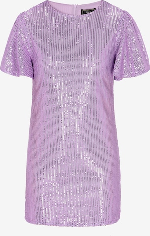 faina Kokteilové šaty - Fialová: predná strana
