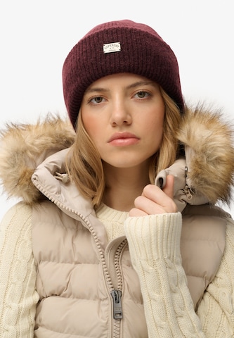 Superdry Beanie in Red