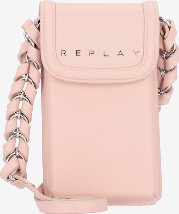 REPLAY Smartphonehoesje in Roze: voorkant