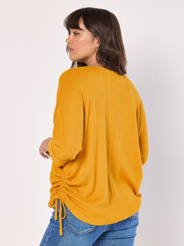 Sweat-shirt Apricot en jaune