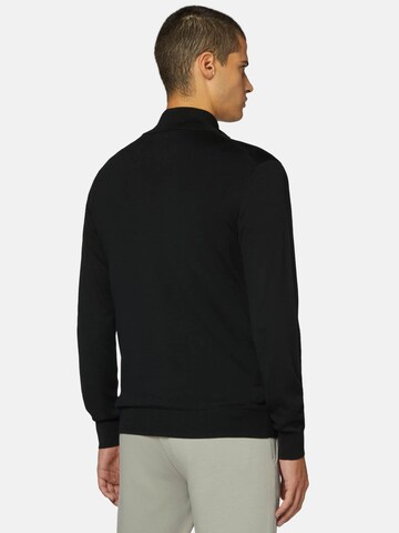 Boggi Milano Knit Cardigan in Black