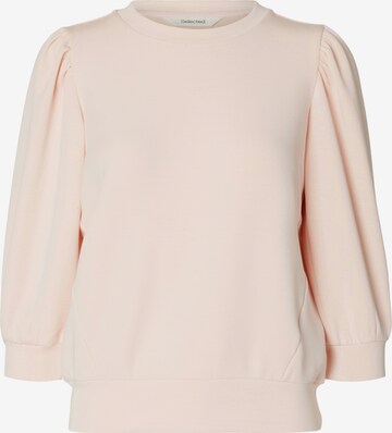 SELECTED Свитшот 'SLFTENNY' в Ярко-розовый: спереди