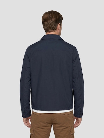 Schott NYC Between-Seasons Coat in Blue