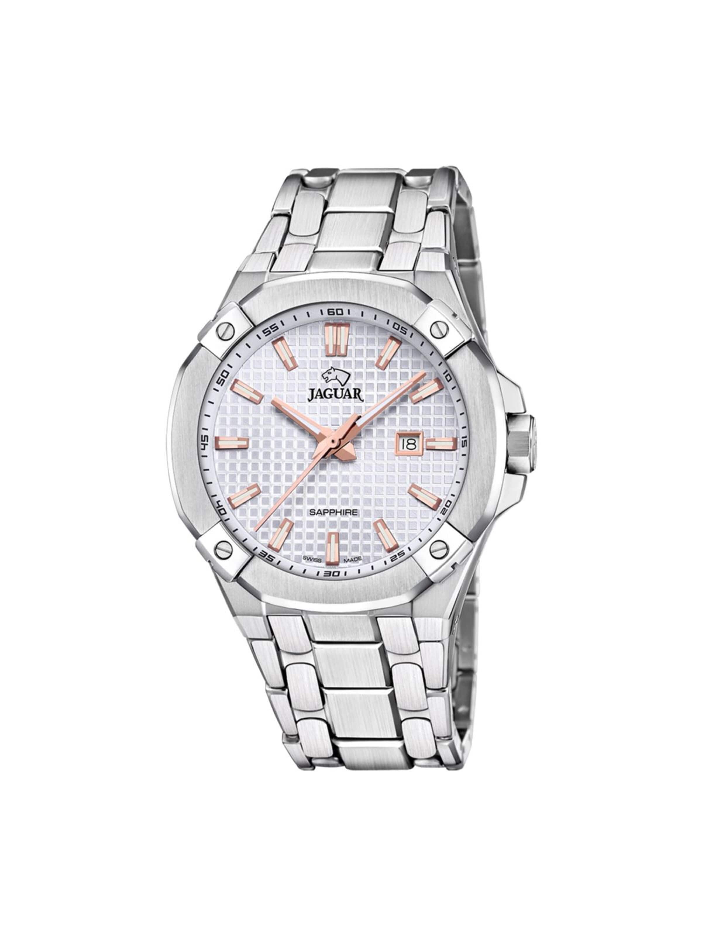 Jaguar Analog watch in White: front