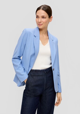 Blazer s.Oliver BLACK LABEL en bleu : devant