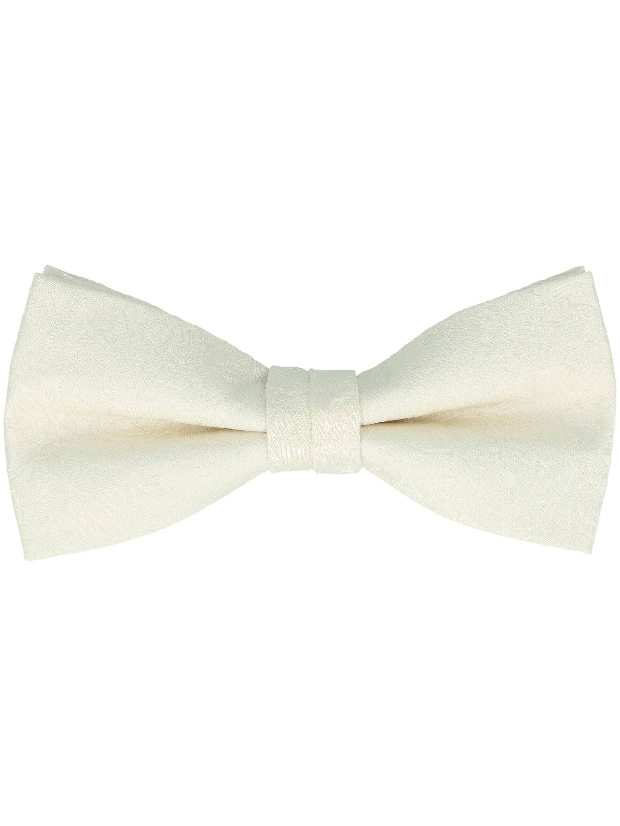 WILLEN Bow Tie 'Set Floral/ Uni' in Beige