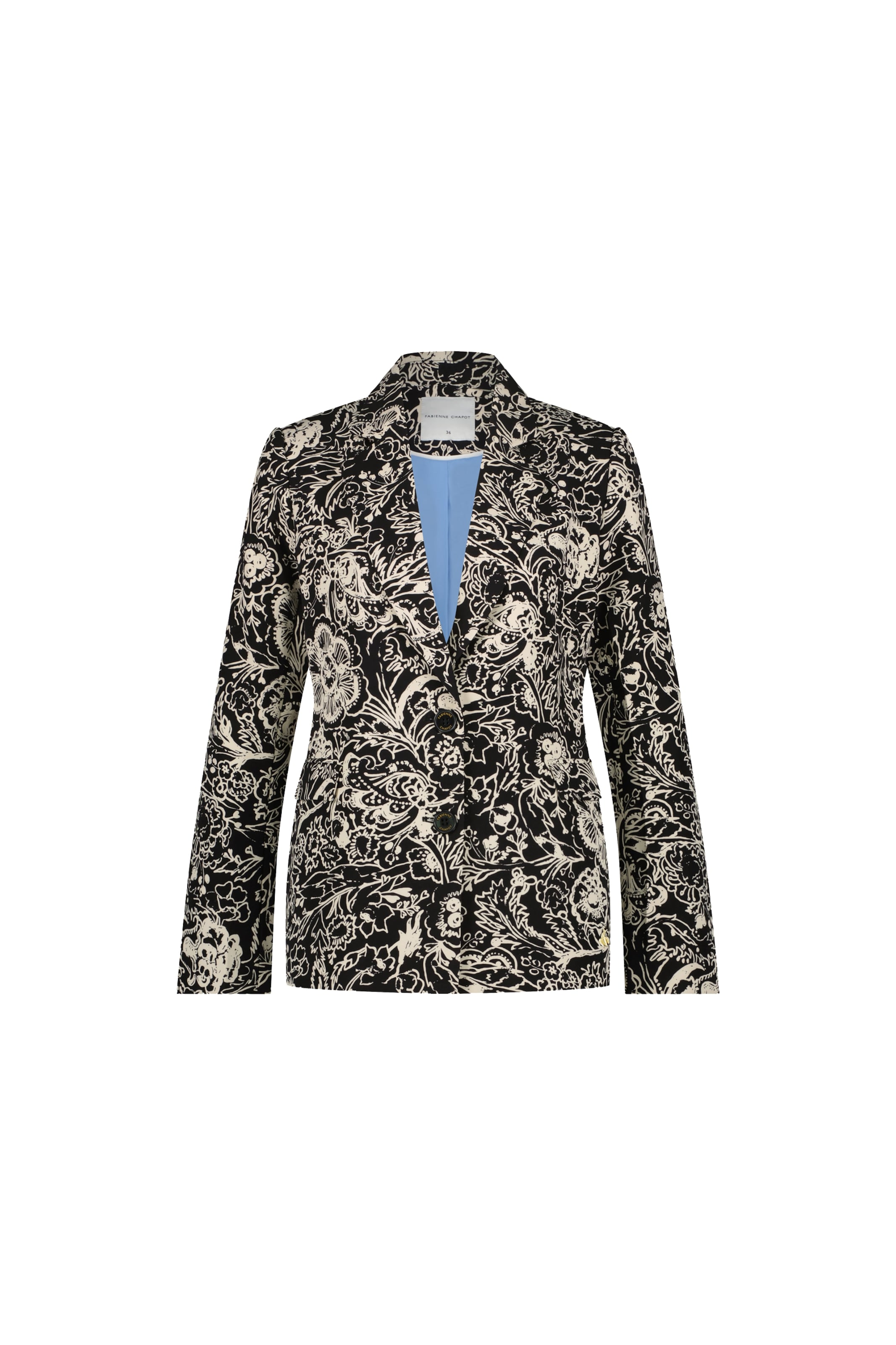 Fabienne Chapot Blazers in Zwart: voorkant