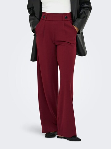 JDY Baggy Broek 'Geggo' in Rood: voorkant
