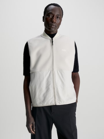 Calvin Klein Bodywarmer in Wit: voorkant