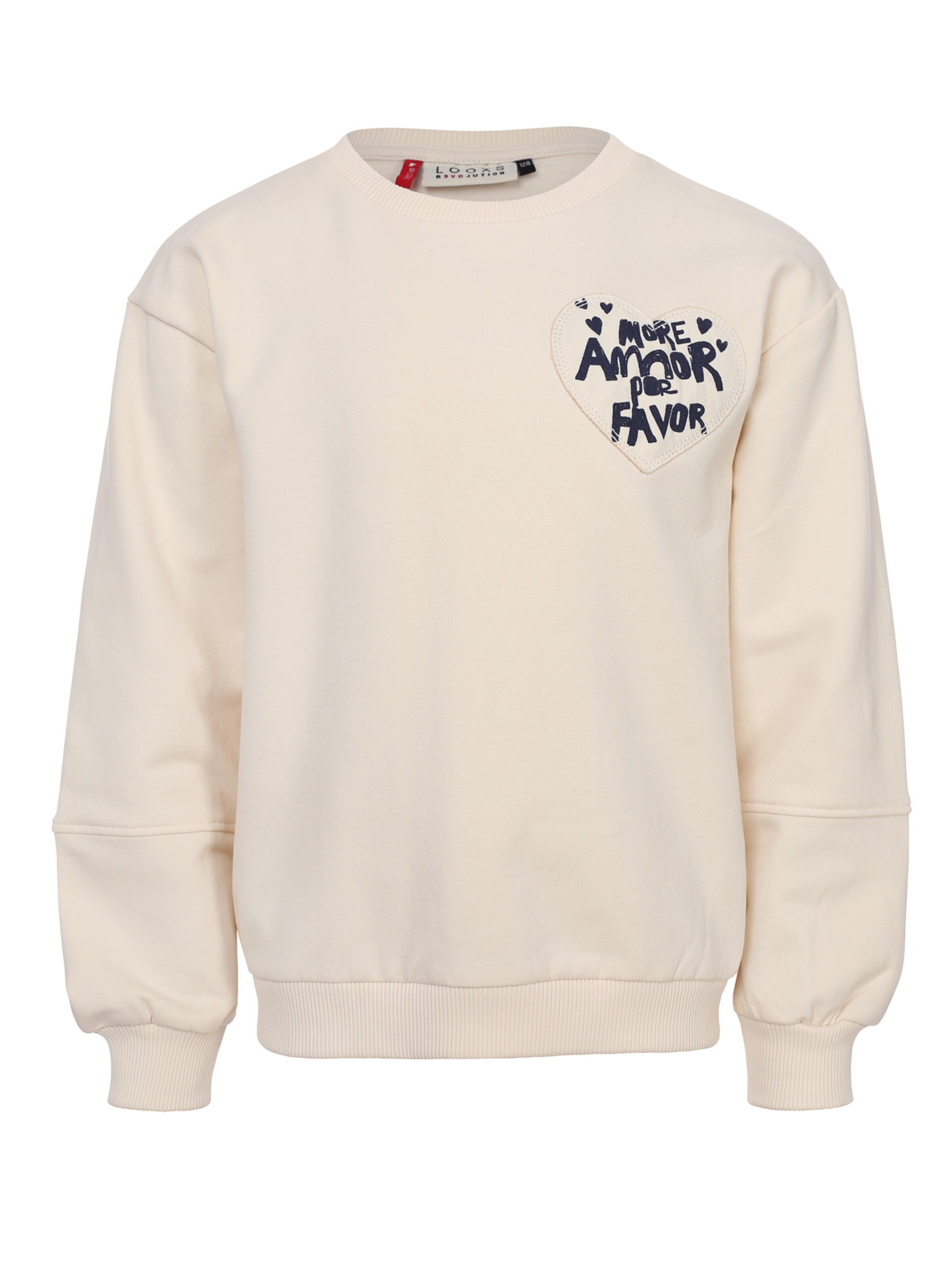 Looxs Revolution Sweatshirt in Wit: voorkant