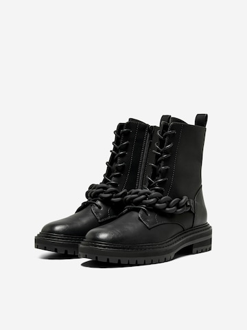 Bottines à lacets 'Beth' ONLY en noir