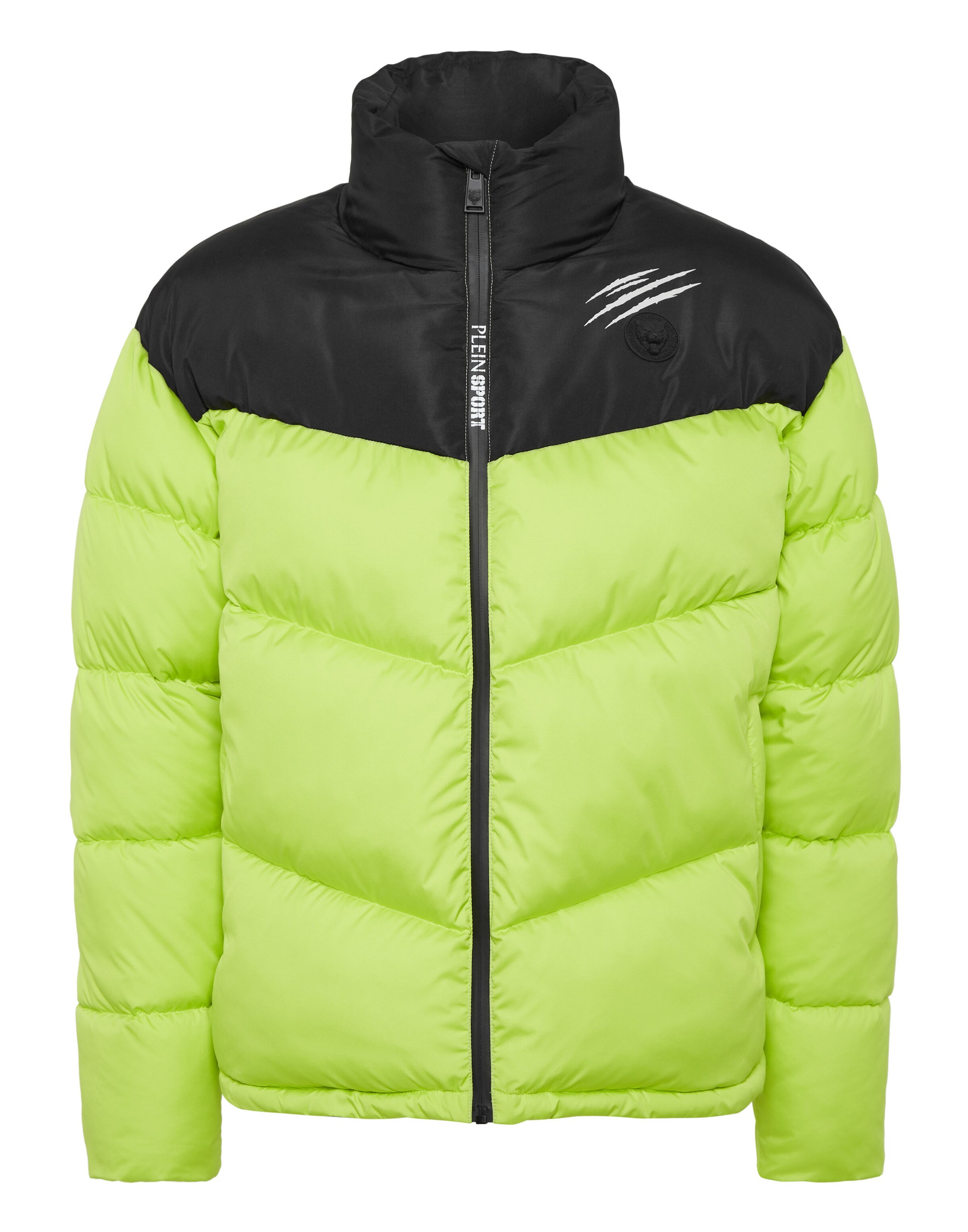 Giacca invernale di Plein Sport in verde: frontale