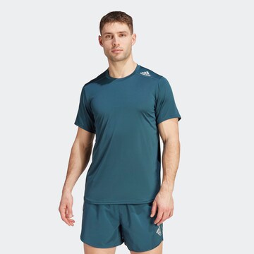 ADIDAS SPORTSWEAR Performance Shirt 'Designed 4 Running ' in Blue: front