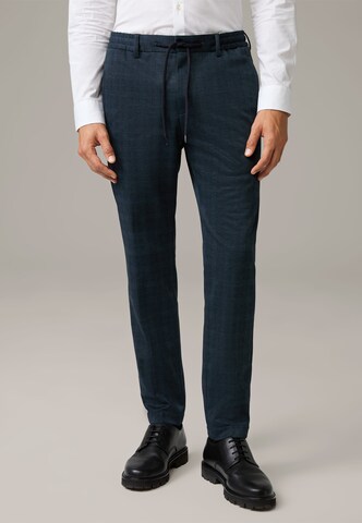 STRELLSON Slimfit Hose ' Saturn ' in Blau: Vorderseite