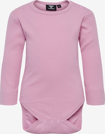 Hummel Strampler/Body in Pink: Vorderseite