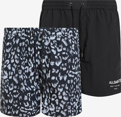 Pantaloncini da bagno 'LANI' AllSaints di colore grigio / nero / bianco, Visualizzazione prodotti