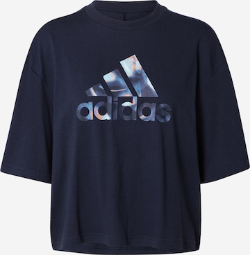 ADIDAS SPORTSWEAR Funktionsshirt in Blau: predná strana