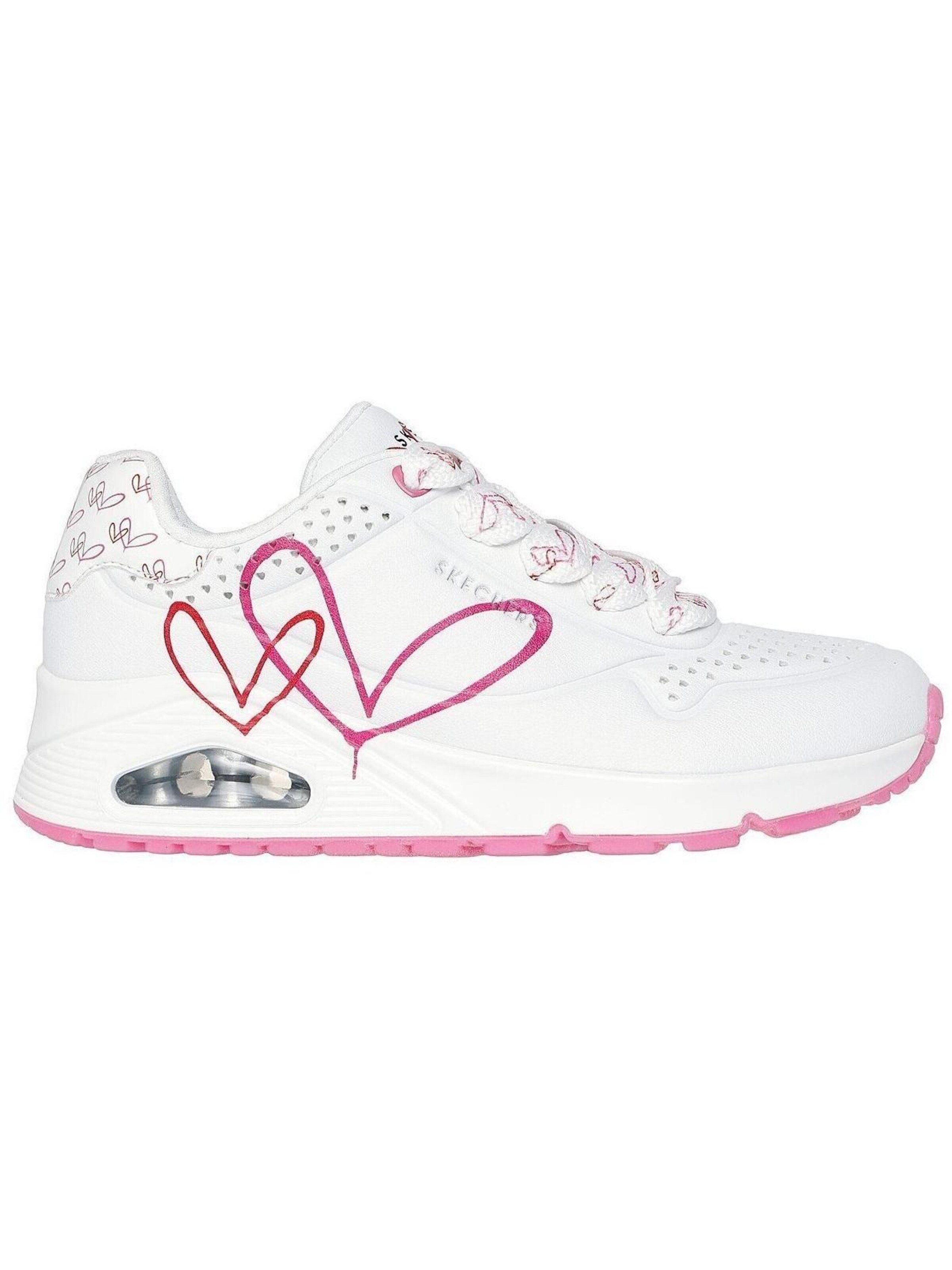 SKECHERS Sportschoen 'Twin Hearts' in Wit