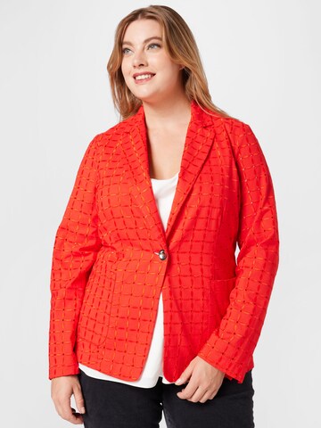 Blazer 'CARTA' di Persona by Marina Rinaldi in rosso: frontale