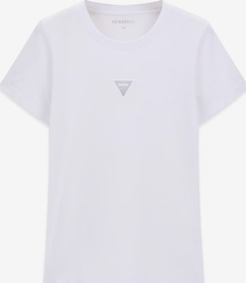 T-shirt GUESS en blanc : devant