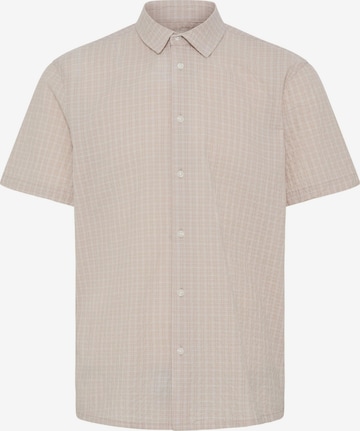 BLEND Regular Fit Kurzarmhemd ' BHBarny ' in Beige: Vorderseite