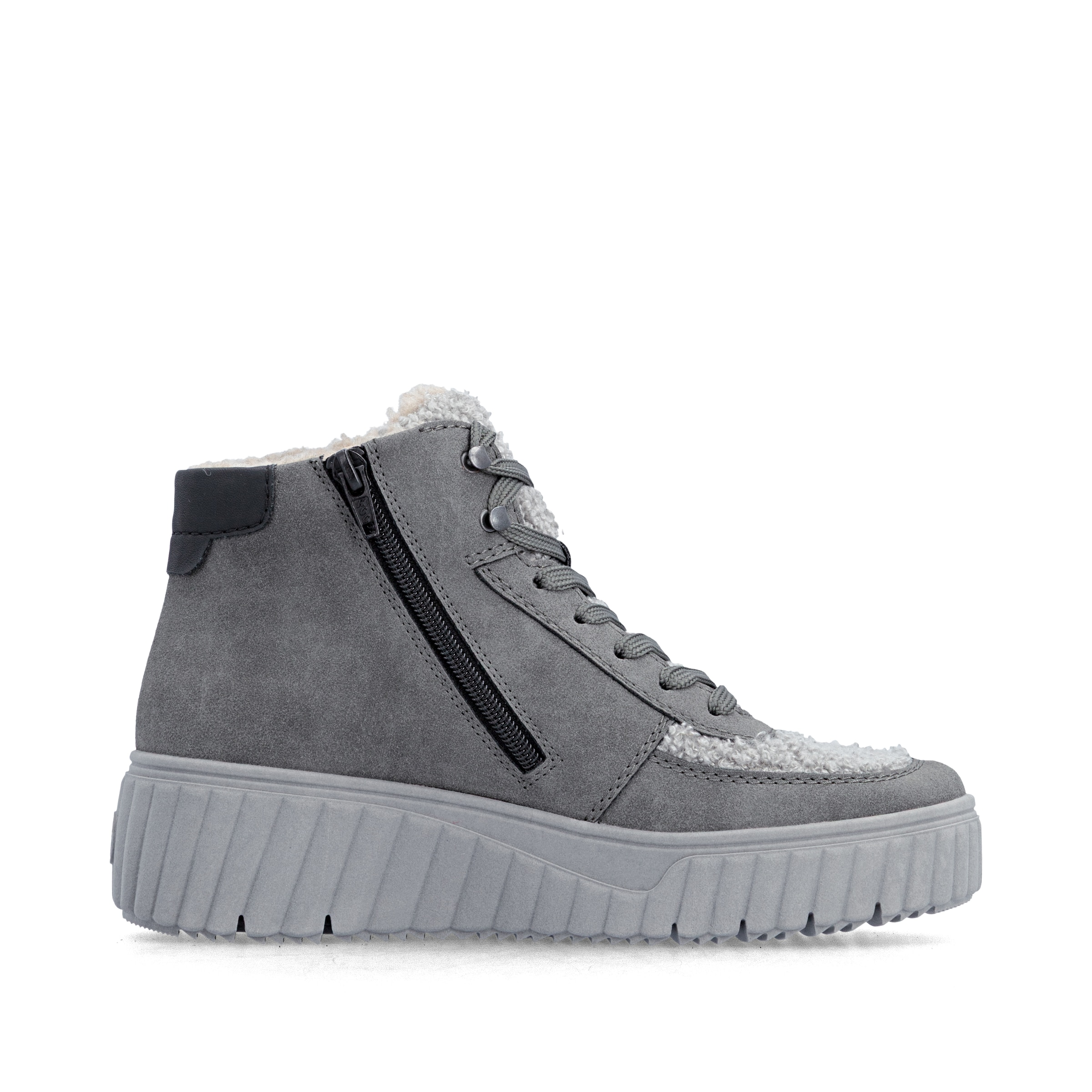 Baskets hautes Rieker en gris