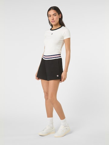 FILA Loosefit Broek 'SERRETTA heritage tape sweat  shorts' in Zwart