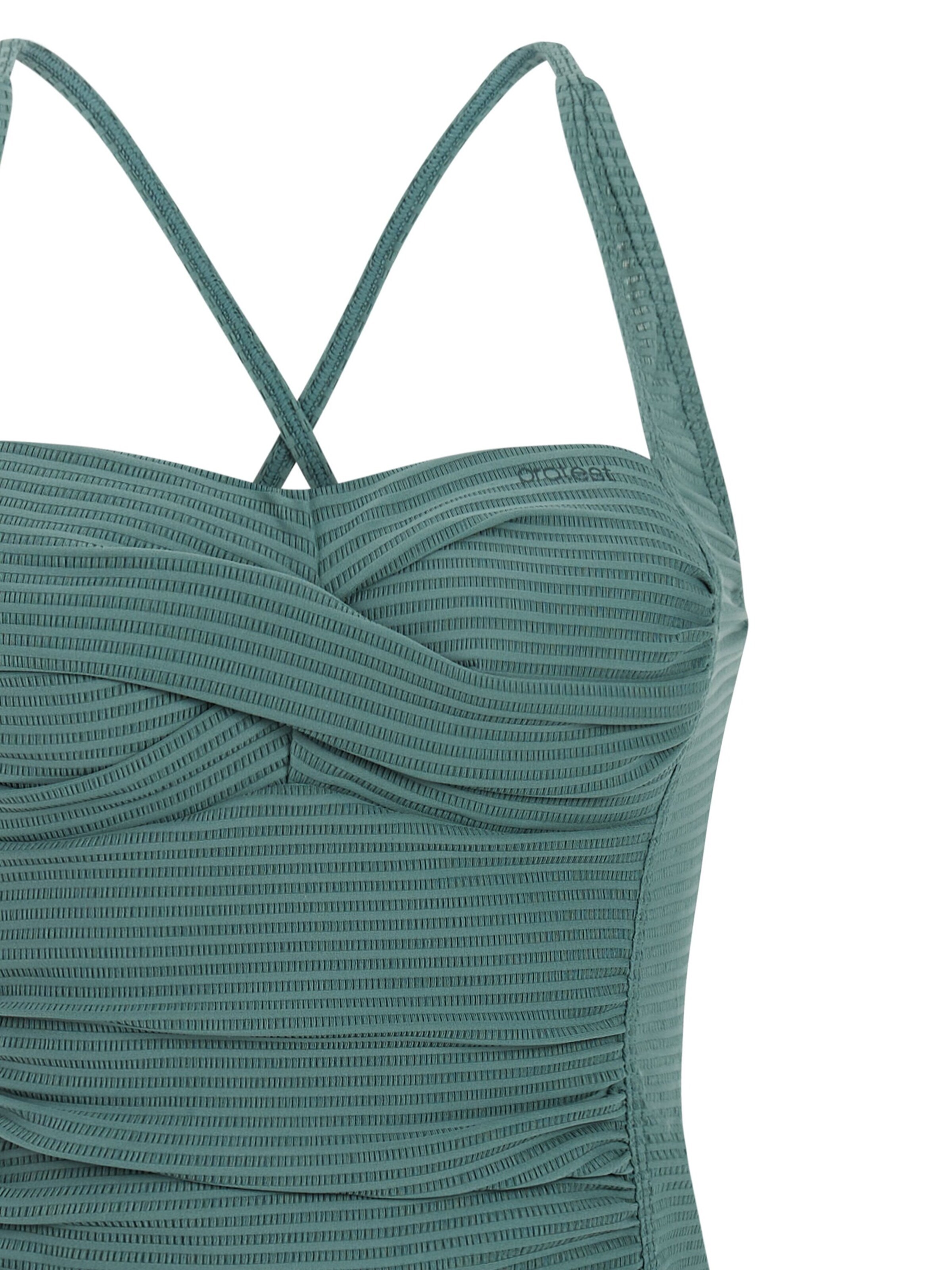 PROTEST Tankini top 'MIXCAMO' in Green