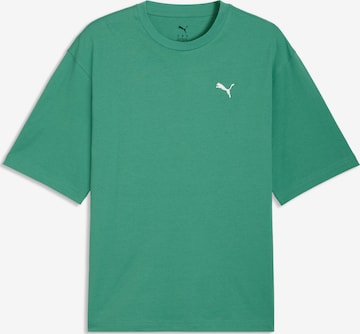 T-Shirt 'Wardrobe Ess' PUMA en vert : devant