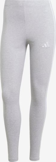 ADIDAS SPORTSWEAR Sportske hlače 'Essentials' u siva melange / bijela, Pregled proizvoda