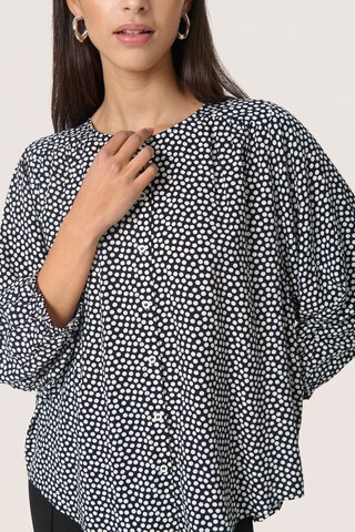 SOAKED IN LUXURY Blouse 'SLArjana Leodora' in Blauw