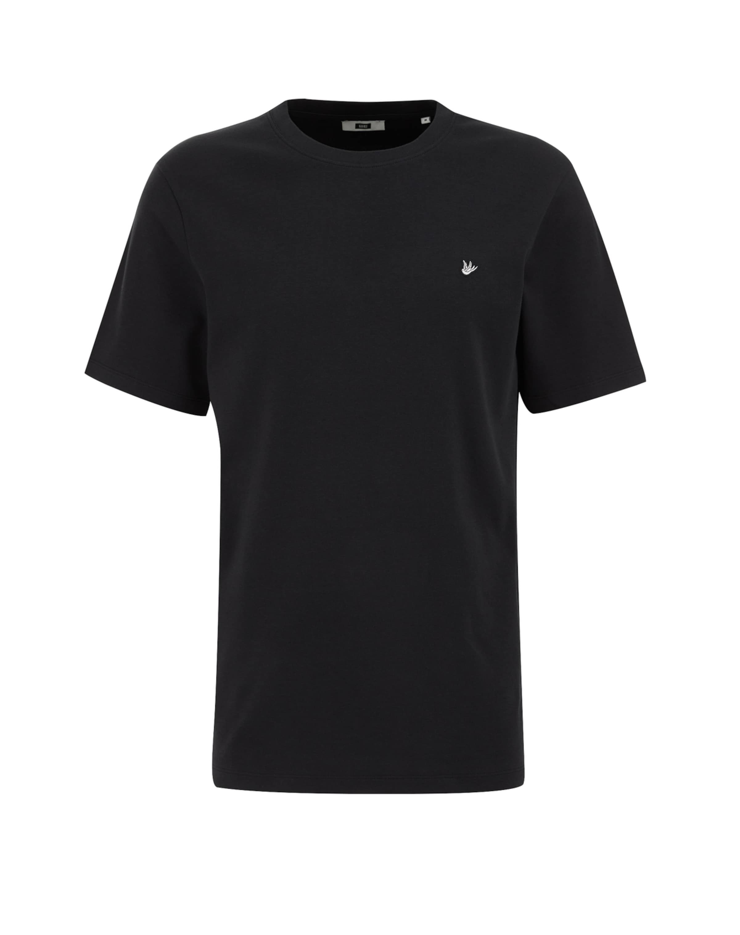 T-Shirt WE Fashion en noir : devant