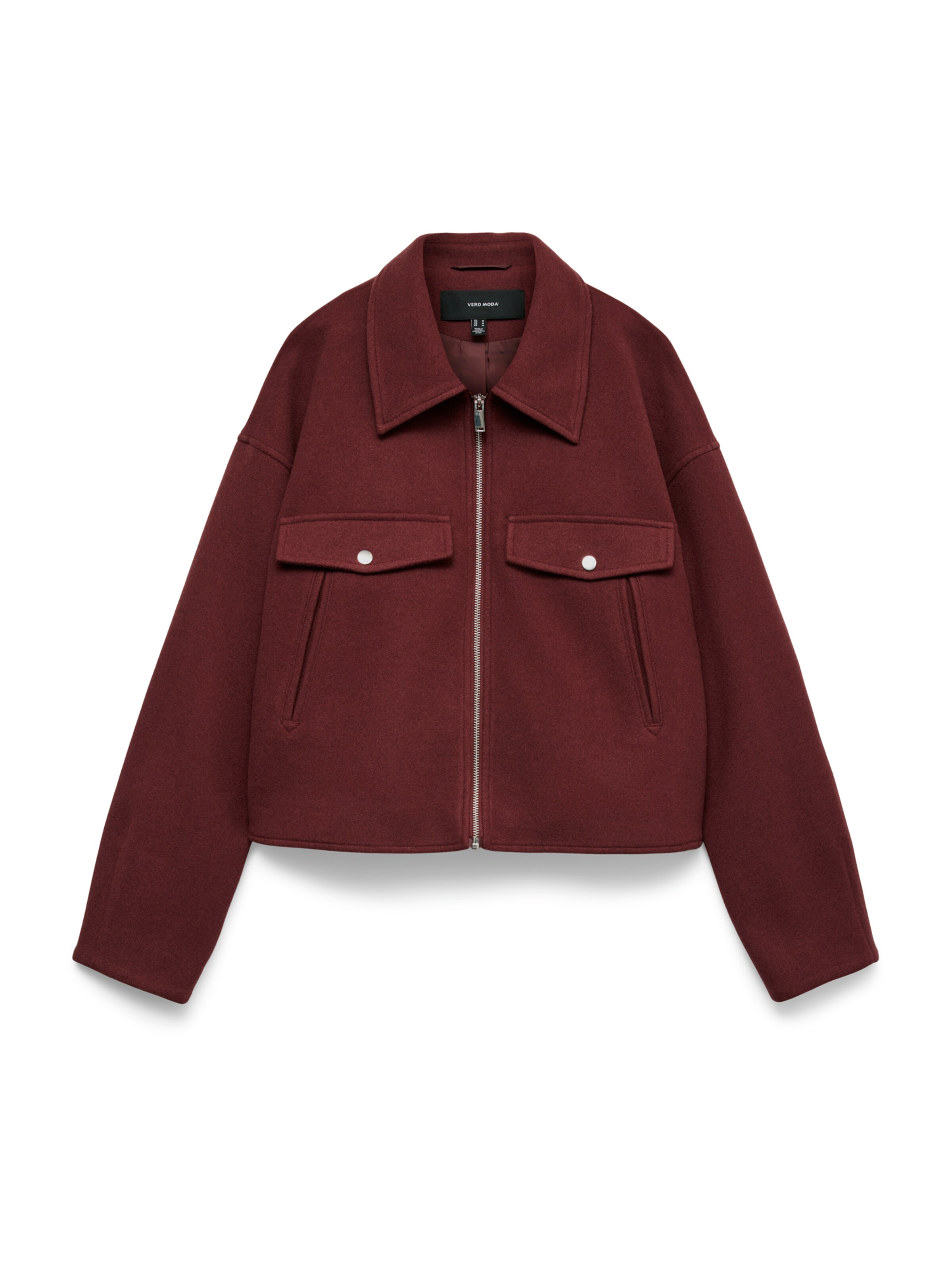 sarkans VERO MODA Starpsezonu jaka 'VMFORTUNEFREJ': no priekšpuses
