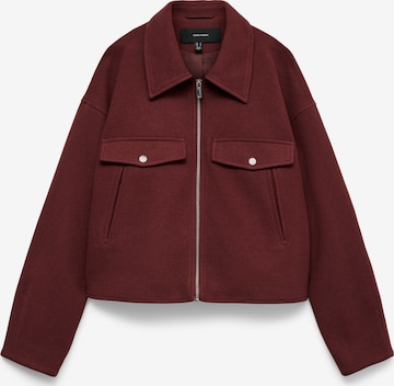 Veste mi-saison 'VMFORTUNEFREJ' VERO MODA en rouge : devant