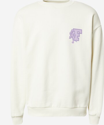 DAN FOX APPAREL Sweatshirt 'Jesper' in White: front
