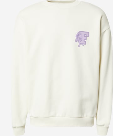 DAN FOX APPAREL Sweatshirt 'Jesper' in White: front