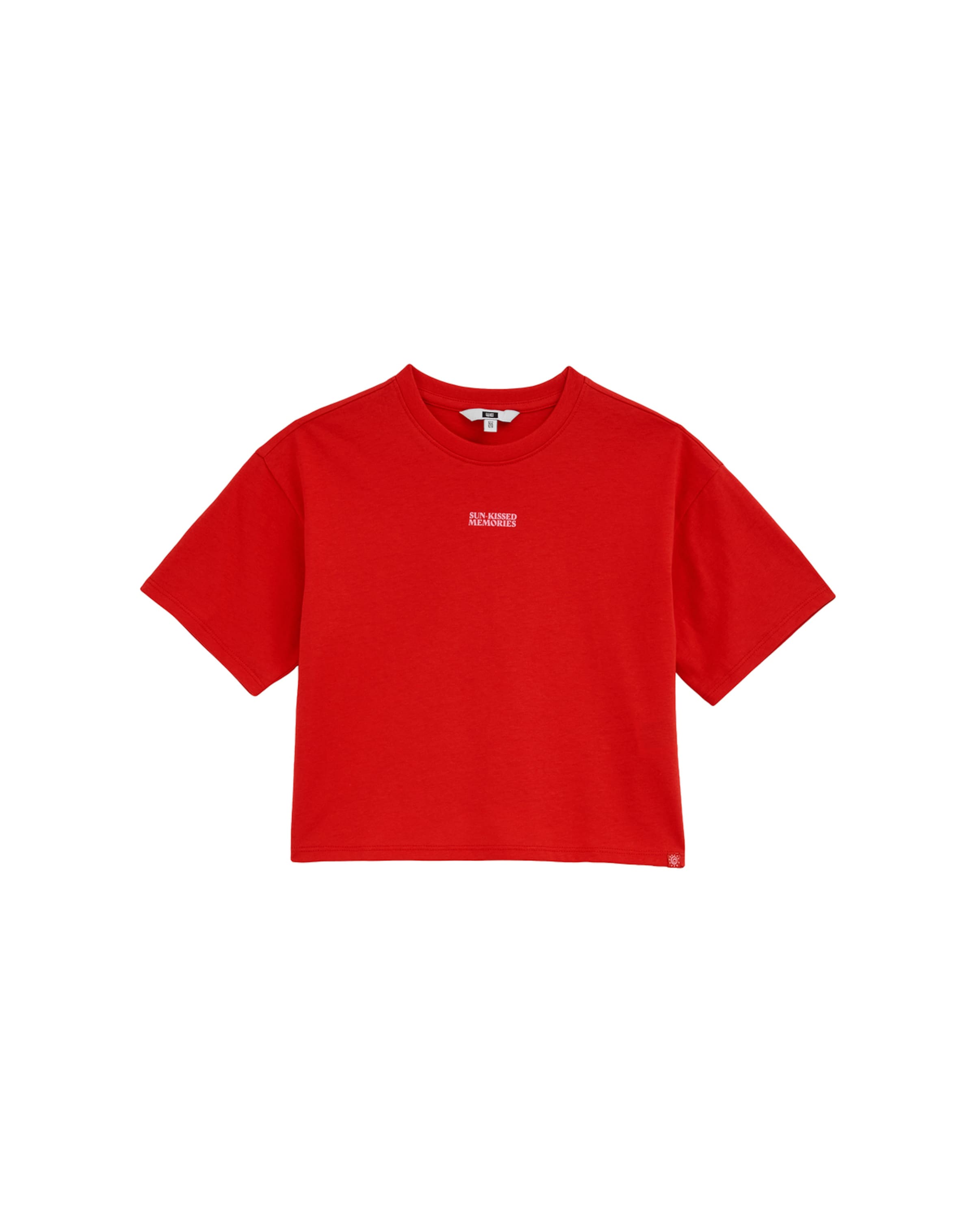 Maglietta di WE Fashion in rosso: frontale