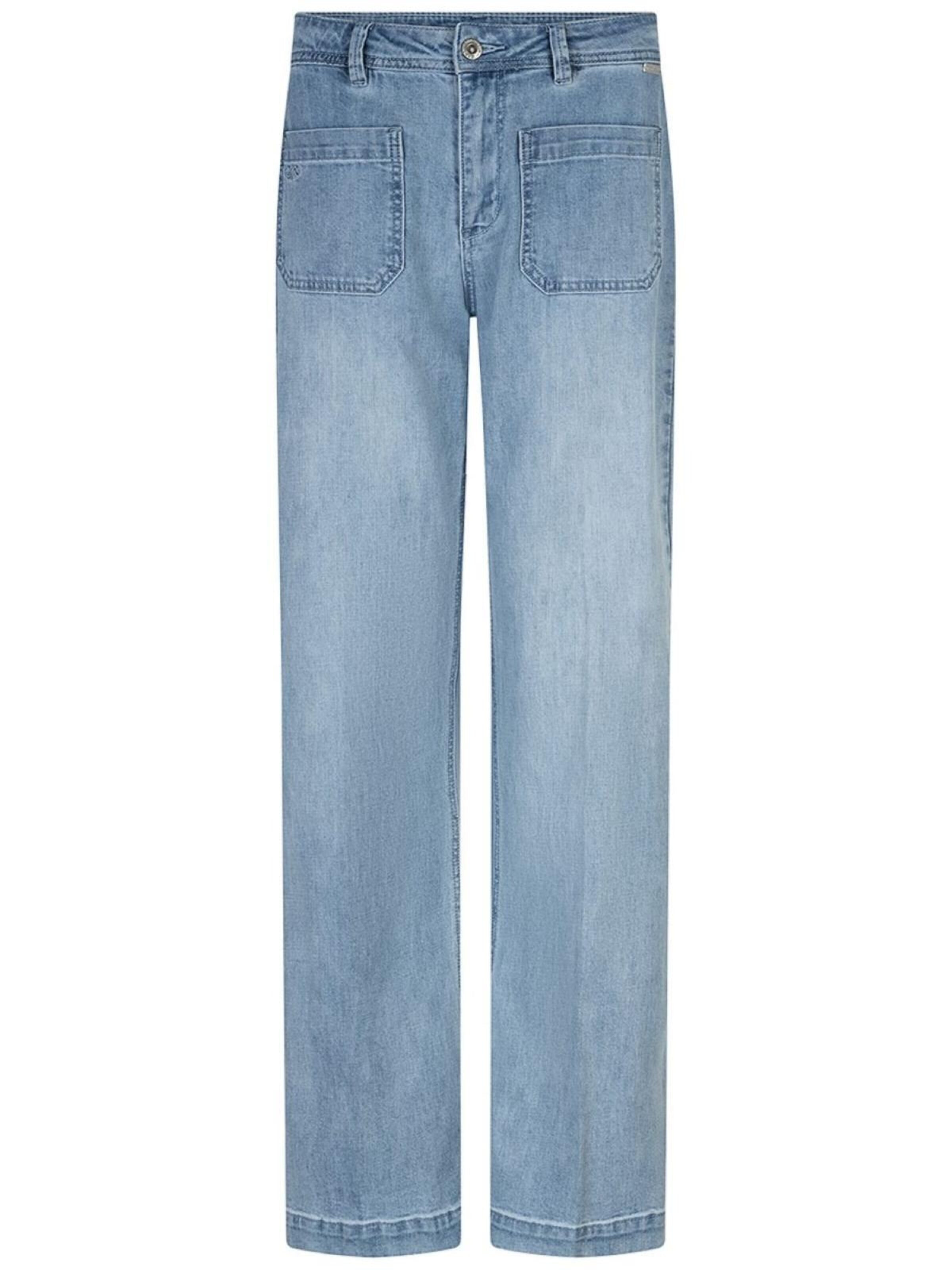 Red Button Regular Jeans 'RB Colette frontpocket L33' in Blauw: voorkant