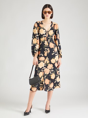 Dorothy Perkins - Vestido camisero en negro: frente