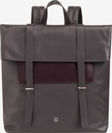 DuDu Backpack in Brown: front