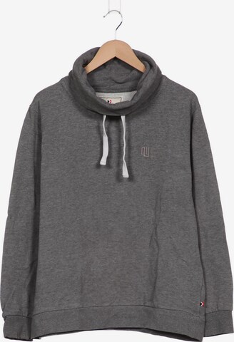 Peckott Sweatshirt & Zip-Up Hoodie in XL in Grey: front