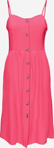 ONLY Letní šaty 'Luna' – pink: přední strana