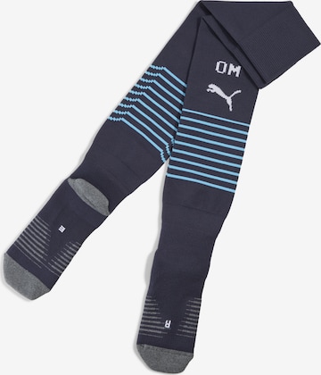 Chaussettes de sport 'Olympique de Marseille 25/26' PUMA en bleu : devant