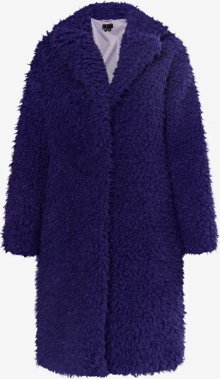 Palton de iarnă faina pe albastru violet, Vizualizare produs