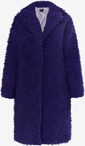 Manteau d’hiver faina en violet : devant