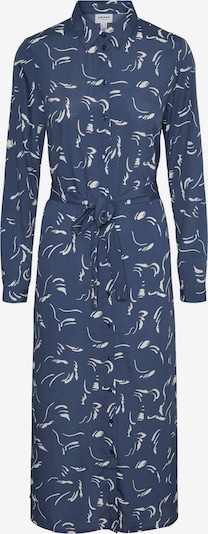 AWARE by Vero Moda Kleid 'Odea' in taubenblau / weiß, Produktansicht